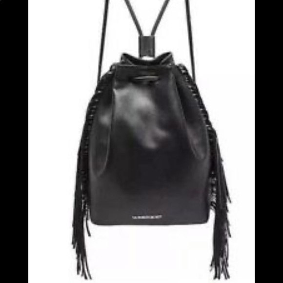 Victoria’s Secret Black Fringe Backpack 🖤 - Picture 5 of 16